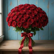 Букет Красные розы Блэк Меджик в Ивановское