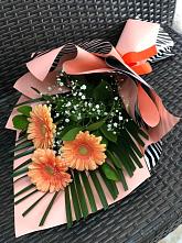 Букет цветов из:  Герберы в Ивановское