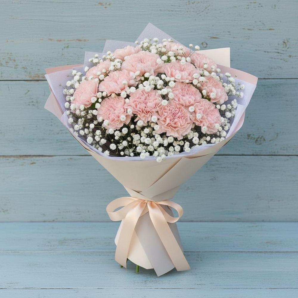 Букет цветов из: Гвоздики в Ивановское