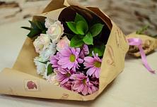 Букет цветов из:  Розы и Хризантемы в Ивановское