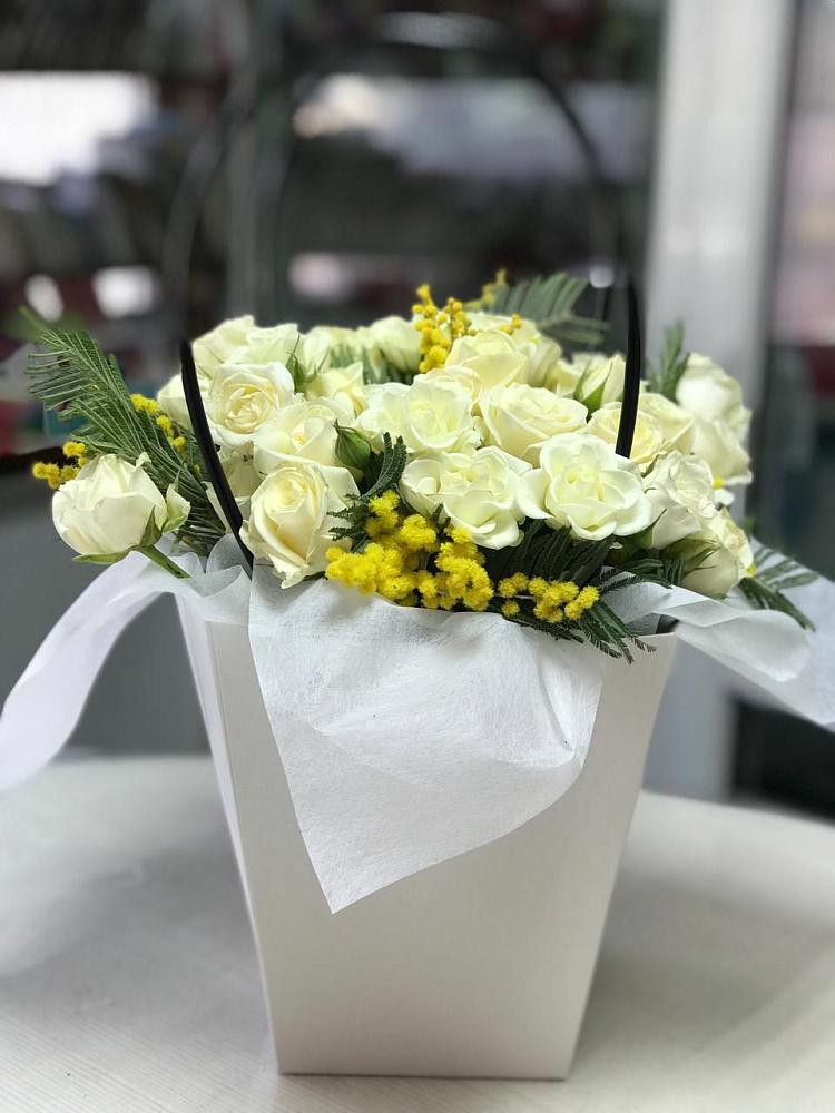 Цветочная композиция из Розы  в Ивановское