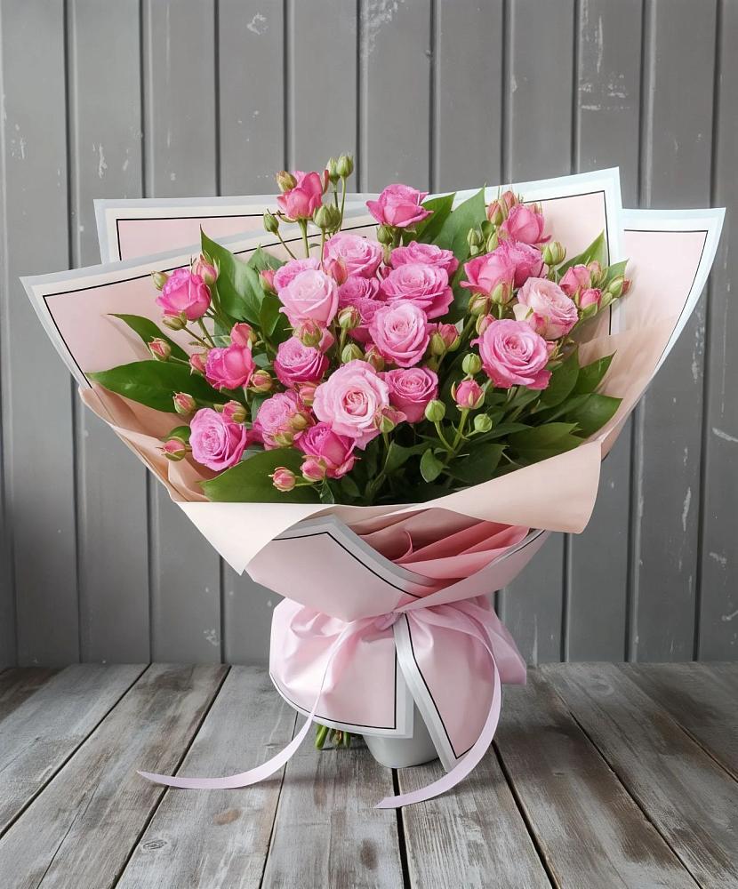 Букет Розовый кустик в Ивановское
