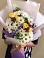 Букет цветов из: Ирисы, Хризантемы и Розы в Ивановское