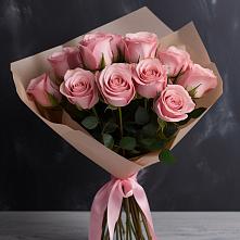 Букет 11 розовых роз в Ивановское