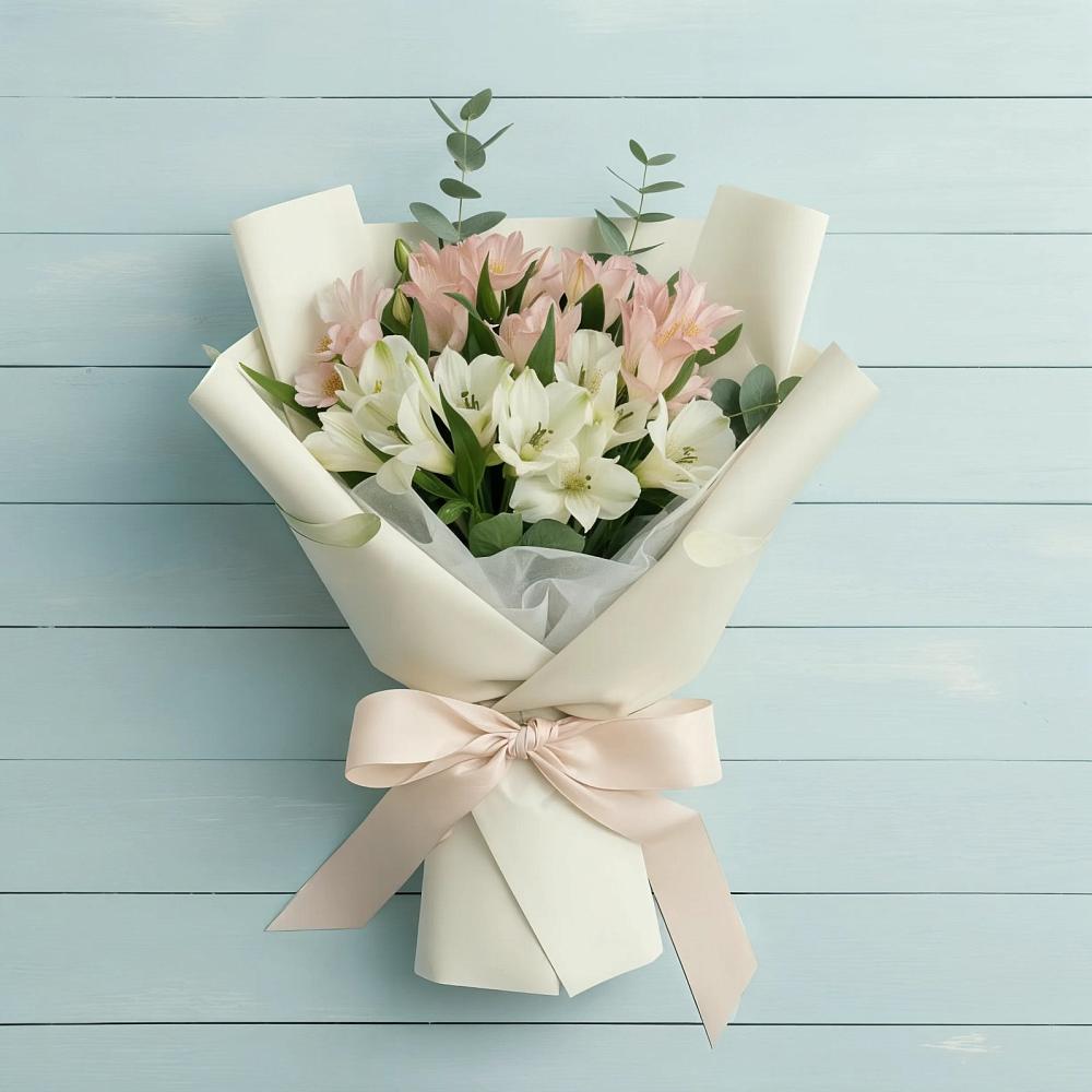 Букет цветов из: Альстромерии в Ивановское