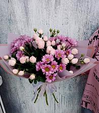 Букет цветов из:  Розы и Хризантемы в Ивановское
