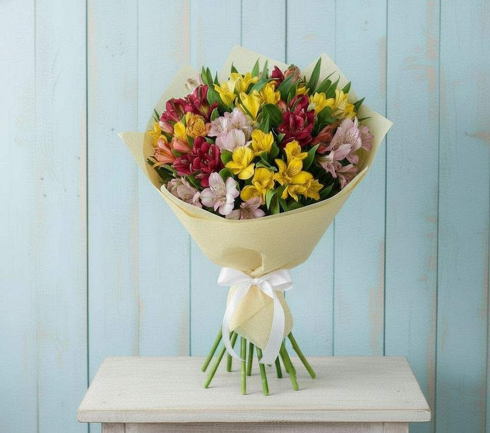Букет цветов из: Альстромерии в Ивановское