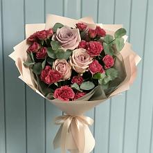 Букет цветов из:  Гвоздики и Розы #REPLACE_PRED# Ивановское