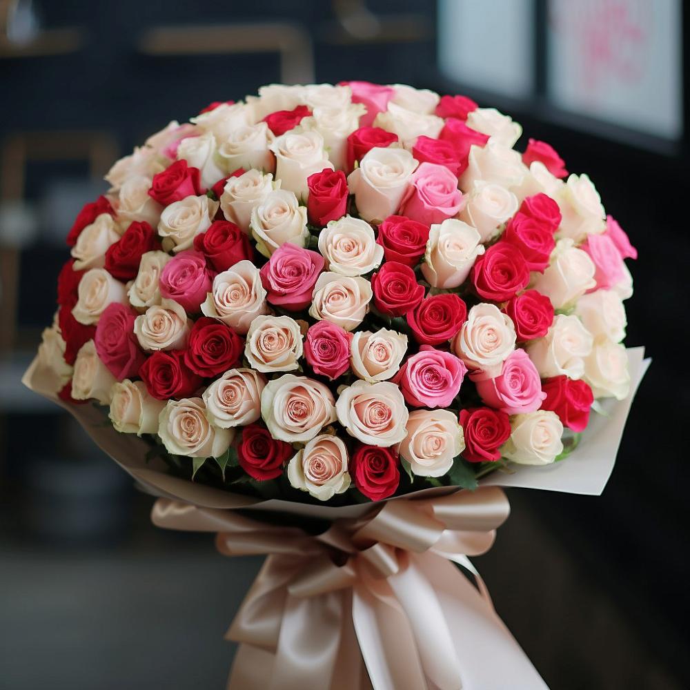 Премиум букет из: Розы в Ивановское