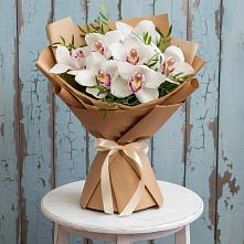 Букет цветов из:  Орхидеи и Розы #REPLACE_PRED# Ивановское
