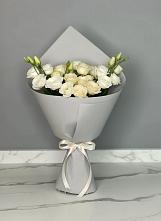 Букет цветов из:  Розы и Лизиантусы в Ивановское